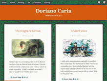 Tablet Screenshot of dorianocarta.com